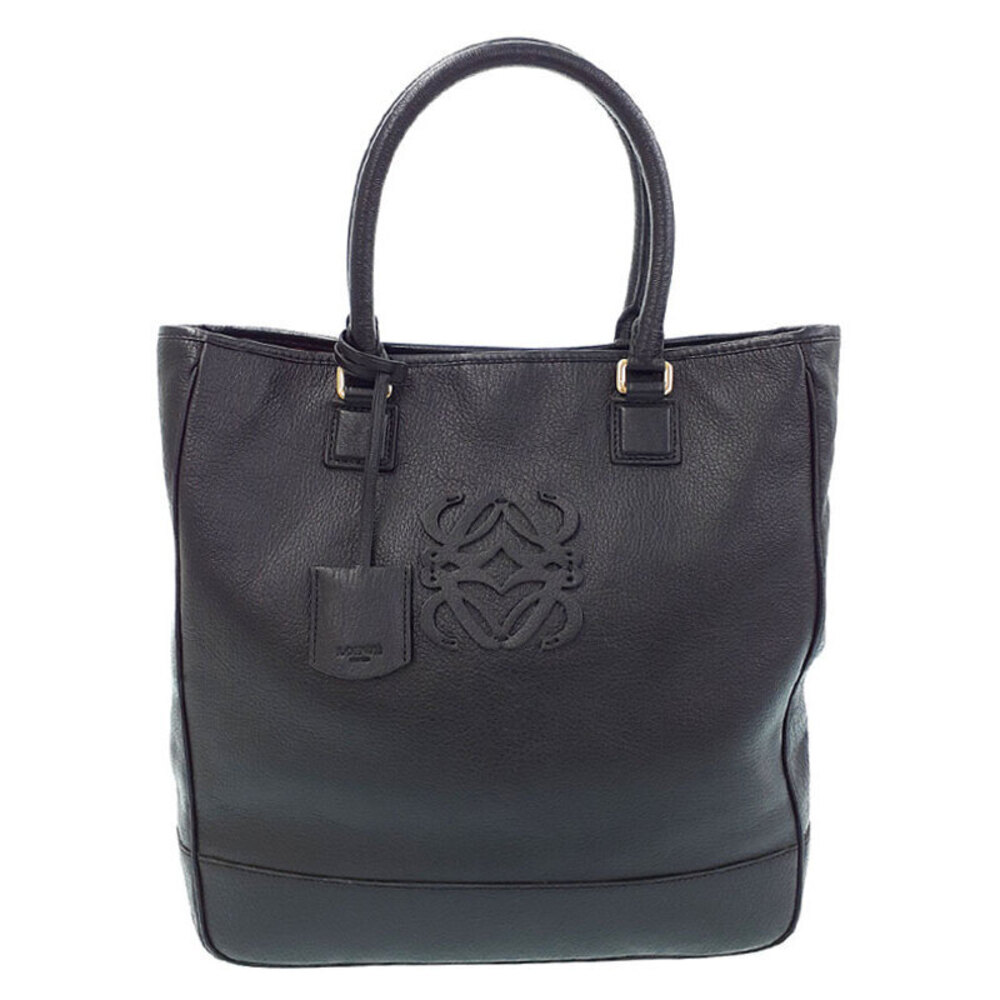 Loewe Amazona Leather Tote Bag Black